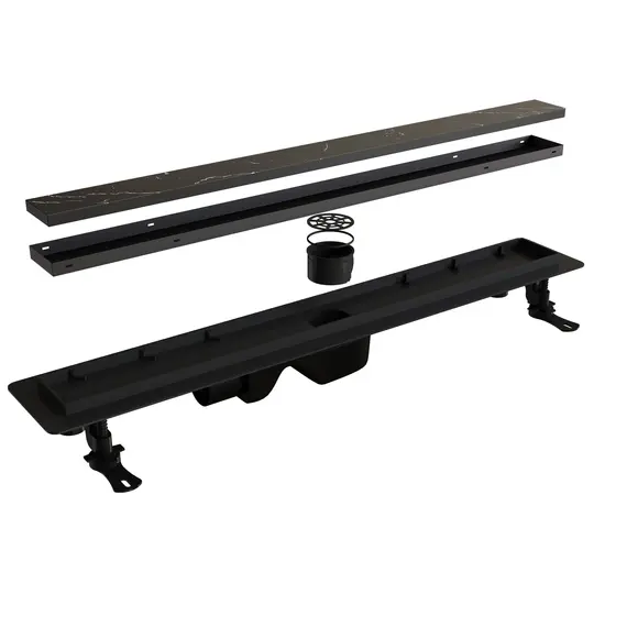 Душевой лоток RGW Drain Leo-31 черный