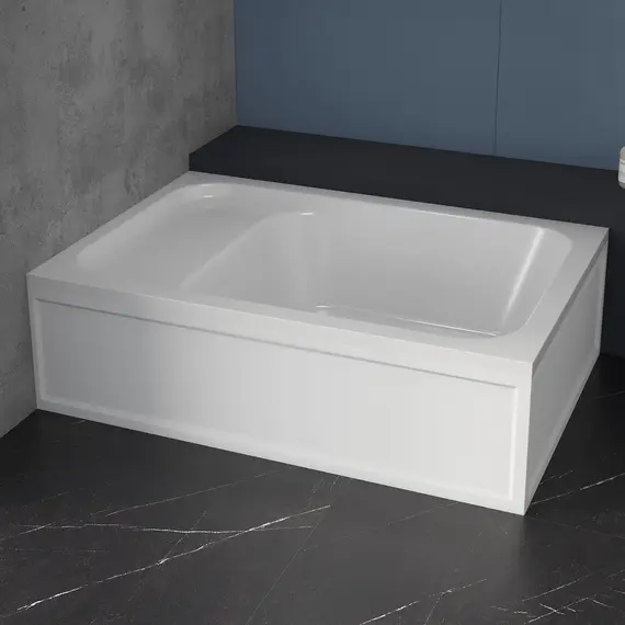 Душевой поддон прямоугольный RGW BC/L (с сиденьем)