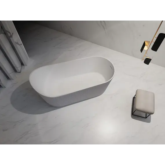 Акриловая ванна ABBER A170х80 белая матовая