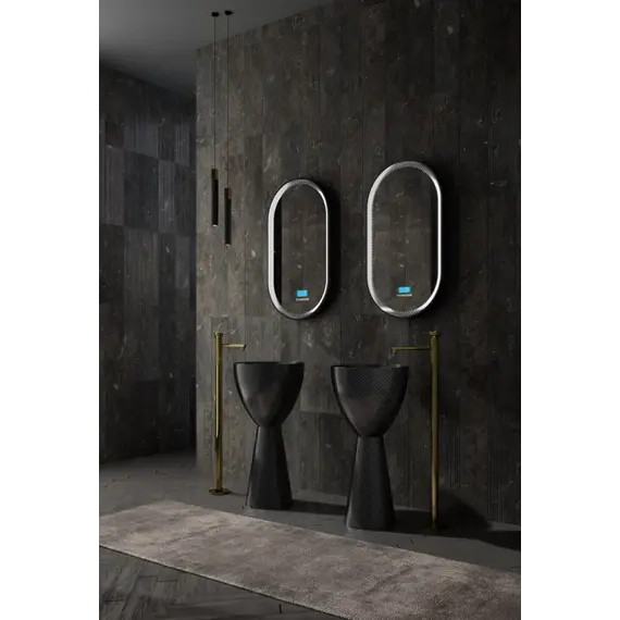 Раковина отдельностоящая карбоновая ABBER Karbon AK2003 черная