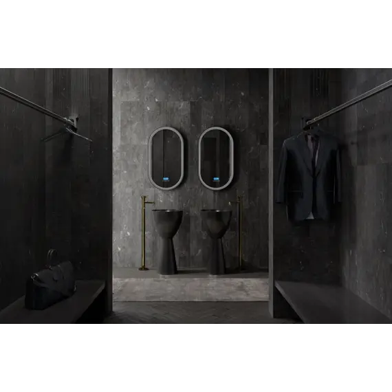 Раковина отдельностоящая карбоновая ABBER Karbon AK2003 черная