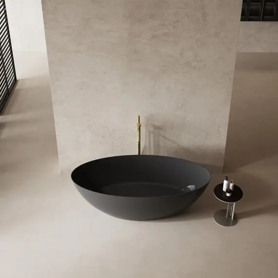 Карбоновая ванна ABBER Karbon AK9002-1.8 черная  180х85