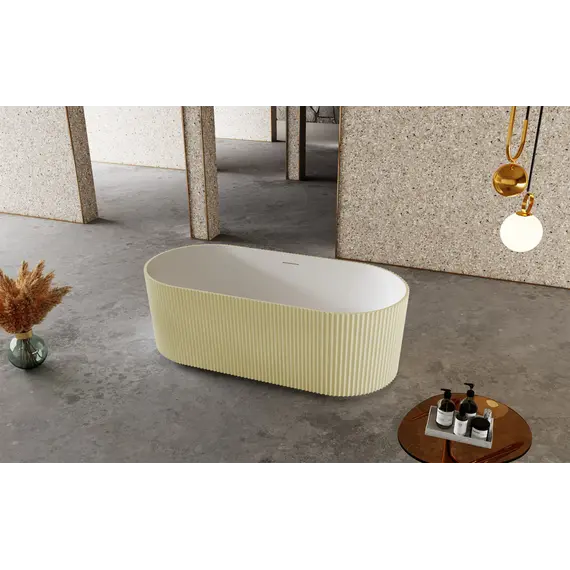 Ванна из искусственного камня ABBER Stein AS9601MS песочная матовая