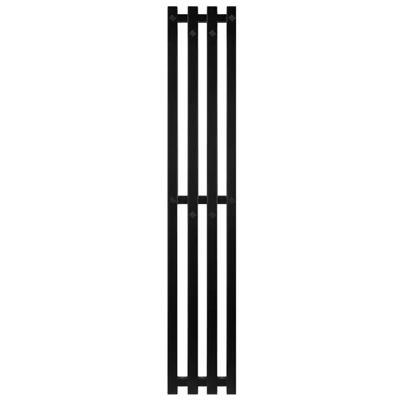 Полотенцесушитель Secado Сандриго 4К водяной, с крючками , черный матовый