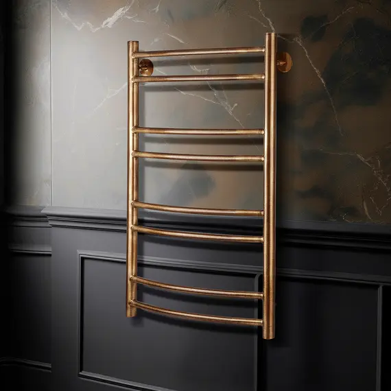 Полотенцесушитель латунный Secado Милан 2 электрический L/R бронза