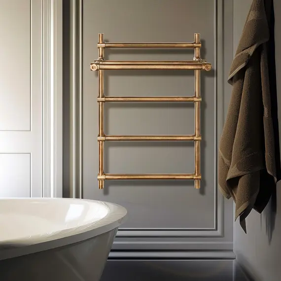 Полотенцесушитель латунный Secado Флоренция 3 электрический L/R  бронза