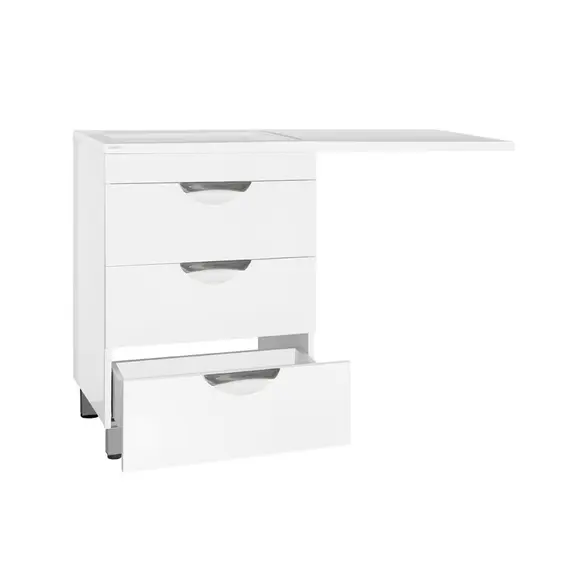 Тумба напольная Style Line Жасмин Люкс 60 PLUS L/R  с раковиной Даллас 120