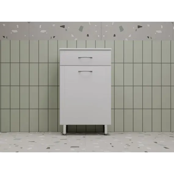 Комод ТН напольный  500 (1 ящ.,корзина) 840*500*303