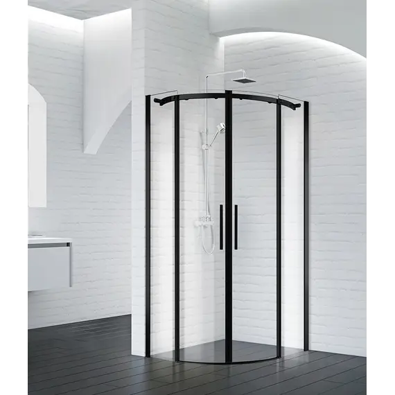 Душевой уголок BelBagno ACQUA-R-2/-C-NERO
