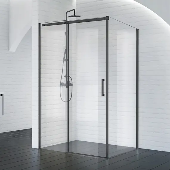 Душевой уголок BelBagno ACQUA-AH-1/-C-NERO