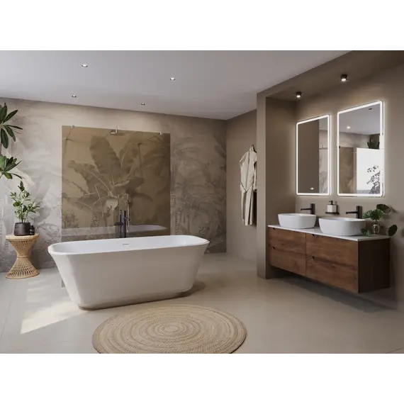 Акриловая ванна BELBAGNO DUE BB702-1700-800-K