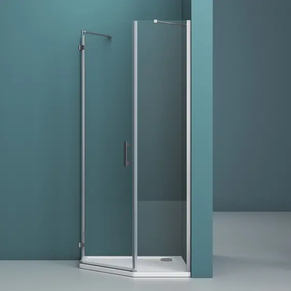 Душевой уголок BelBagno KRAFT-P-1-/C-Cr-L/R