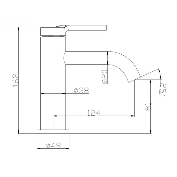 Смеситель для раковины BelBagno ETNA ETN-LVM2-IN
