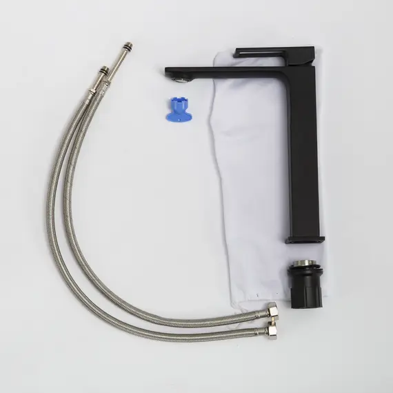 Смеситель для накладных BelBagno LUCE LUC-LMC-NERO-W0