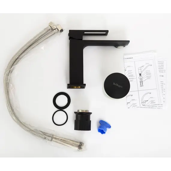 Смеситель для раковины BelBagno LUCE LUC-LVM-NERO