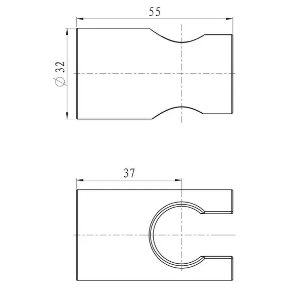 Держатель ручного душа BelBagno NOVA BB-HLD-IN