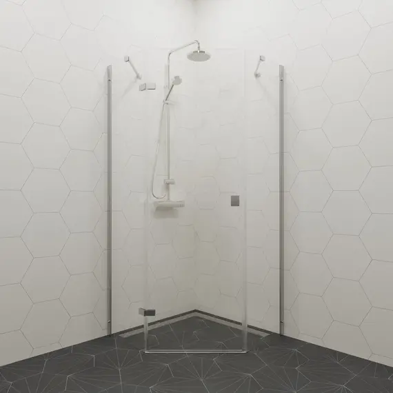 Душевое ограждение Triton "СИГМА-ХРОМ" низкий поддон