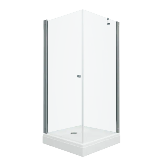 Душевое ограждение  Triton "ФОРТА-ХРОМ" (низкий поддон) 90х90 квадрат