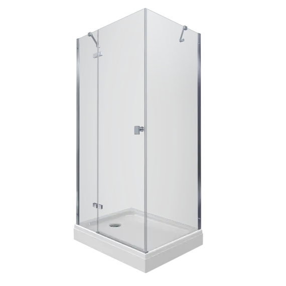 Душевое ограждение Triton "БРАВА-ХРОМ" 120х80 (низкий  поддон)