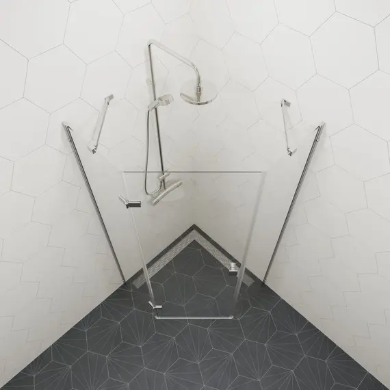 Душевое ограждение Triton "СИГМА-ХРОМ" низкий поддон