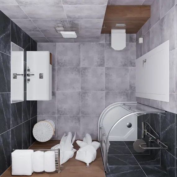 Душевое ограждение Triton "АЛЬФА-ХРОМ" (низкий поддон)