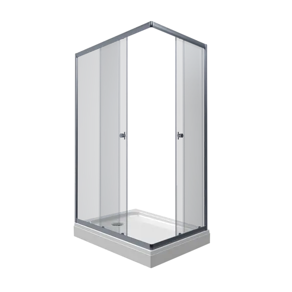 Душевое ограждение Triton "ВЕНТА-ХРОМ" , низкий поддон