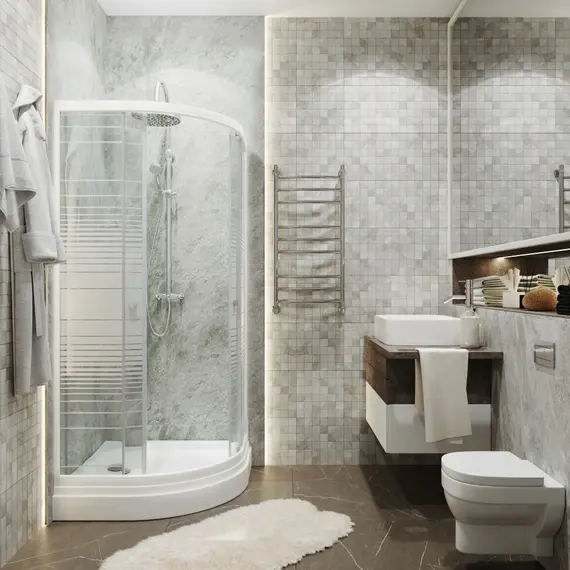 Душевое ограждение Triton ПОЛОСЫ А (низкий поддон)