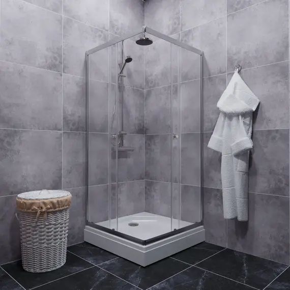 Душевое ограждение Triton "ВЕНТА-ХРОМ" , низкий поддон