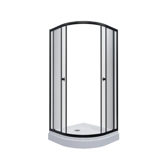Душевое ограждение  Triton «АЛЬФА-БЛЭК» (низкий поддон)