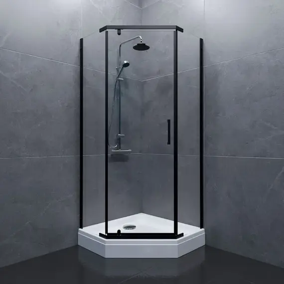 Душевое ограждение  Triton "ДЕКА-БЛЭК" (низкий поддон)