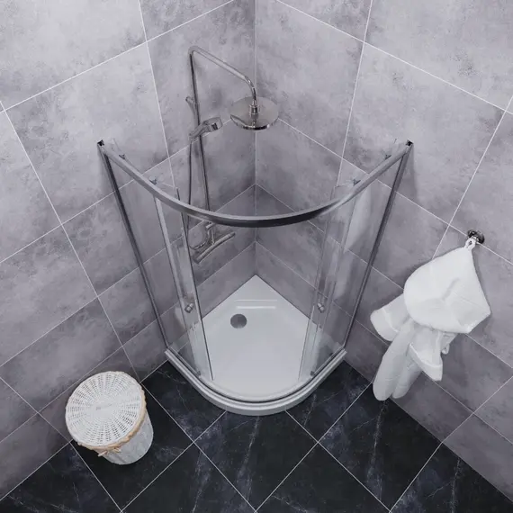 Душевое ограждение Triton "АЛЬФА-ХРОМ" (низкий поддон)