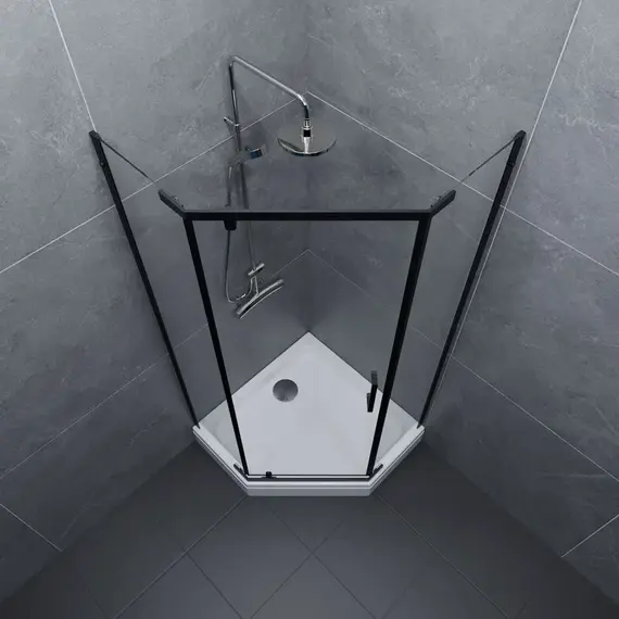 Душевое ограждение  Triton "ДЕКА-БЛЭК" (низкий поддон)