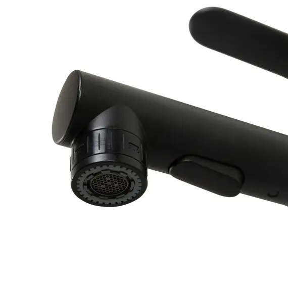 Смеситель для раковины с выдвижным изливом BelBagno BB-LVMD-NERO-W0