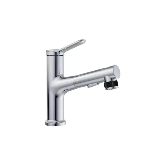 Смеситель для раковины с выдвижным изливом BelBagno BB-LVMD-CRM-W0