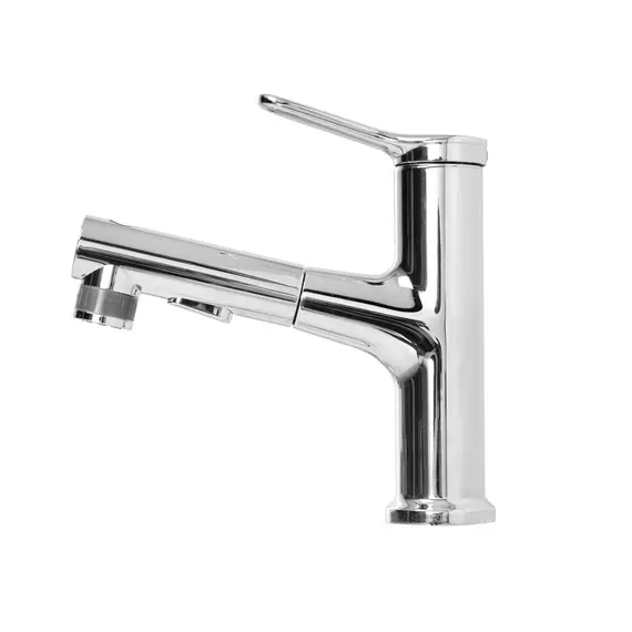 Смеситель для раковины с выдвижным изливом BelBagno BB-LVMD-CRM-W0