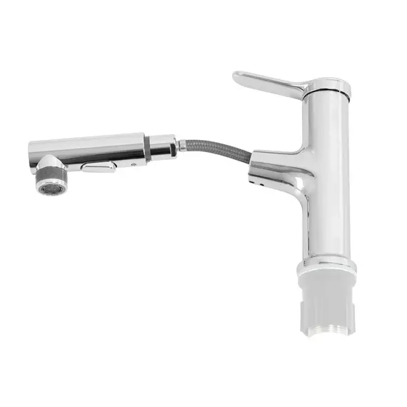 Смеситель для раковины с выдвижным изливом BelBagno BB-LVMD-CRM-W0