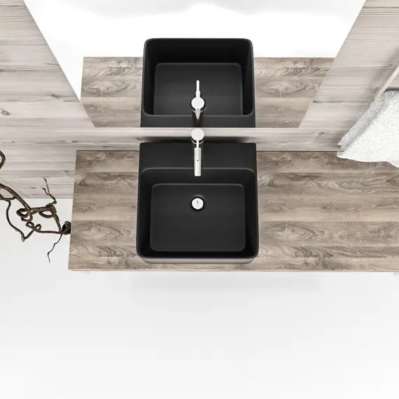 Раковина накладная ESBANO  "CIRCON-40" (matt black)