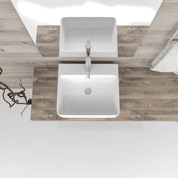 Раковина накладная ESBANO  "CIRCON-46" (white).