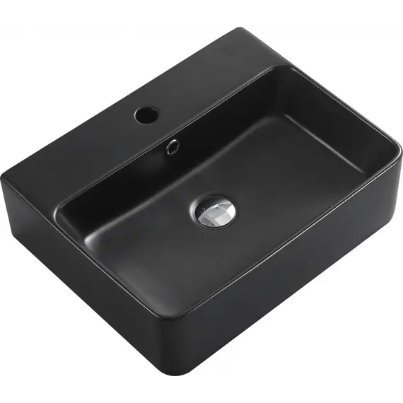 Раковина накладная ESBANO  "CIRCON-52" (matt black)