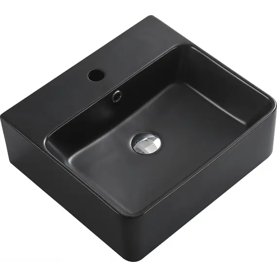 Раковина накладная ESBANO  "CIRCON-46" (matt black)