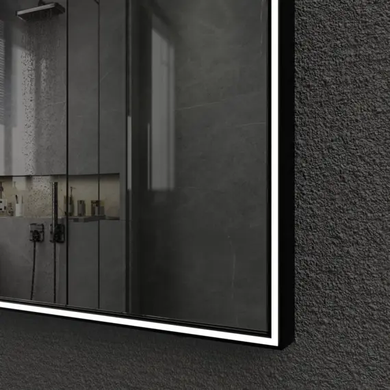 Зеркало со встроенной подстветкой и подогревом ESBANO ES-3803 черный