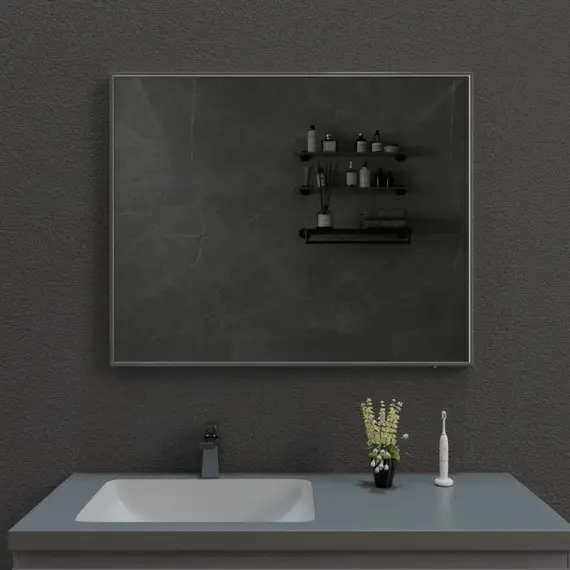 Зеркало со встроенной подстветкой  и подогревом ESBANO ES-3803 хром