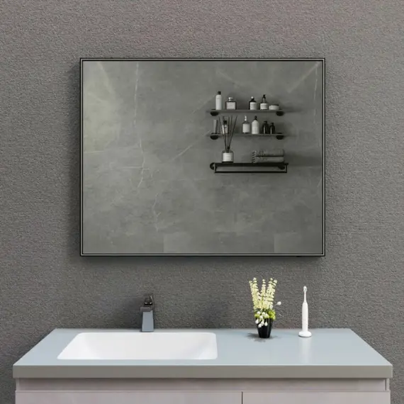 Зеркало со встроенной подстветкой и подогревом ESBANO ES-3803 черный