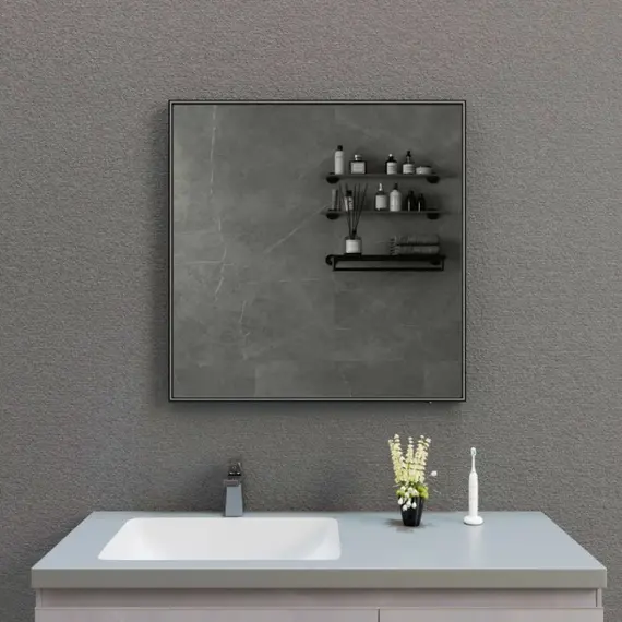 Зеркало со встроенной подстветкой и подогревом ESBANO ES-3803 черный