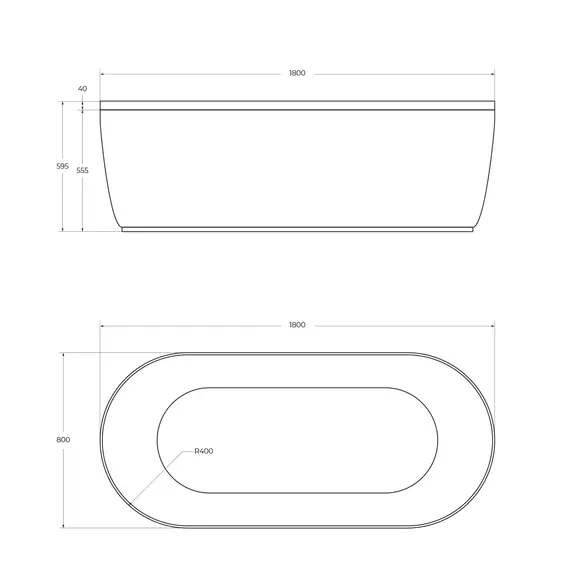 Передняя панель для акриловой ванны CEZARES METAURO-Central-180-SCR-W37