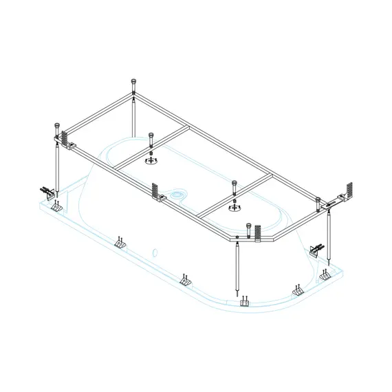 Металлический каркас CEZARES METAURO CORNER-MF