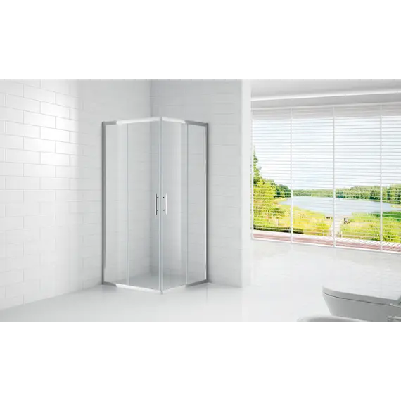 Душевой уголок CEZARES ECO-O-A-2-C-Cr/P-Cr