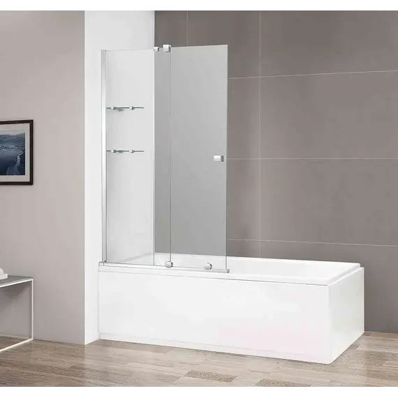 Шторка на ванну с полками CEZARES STREAM-VFS-11-C-Cr