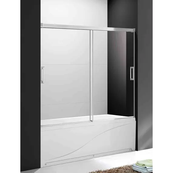 Душевая шторка на ванну CEZARES TANDEM-SOFT-VF-2-C-Cr-IV