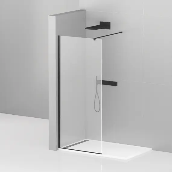 Душевая перегородка CEZARES LIBERTA-L-1-C-NERO